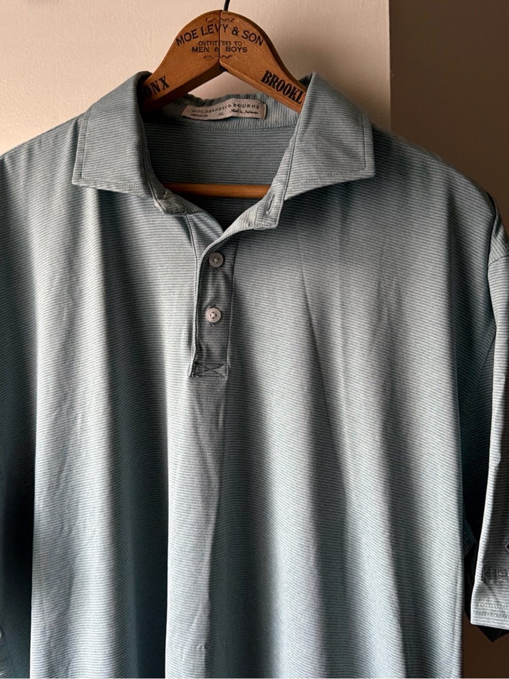 Holderness & Bourne The Holland Shirt Men's Size XL Heathered Sage Kierland Golf